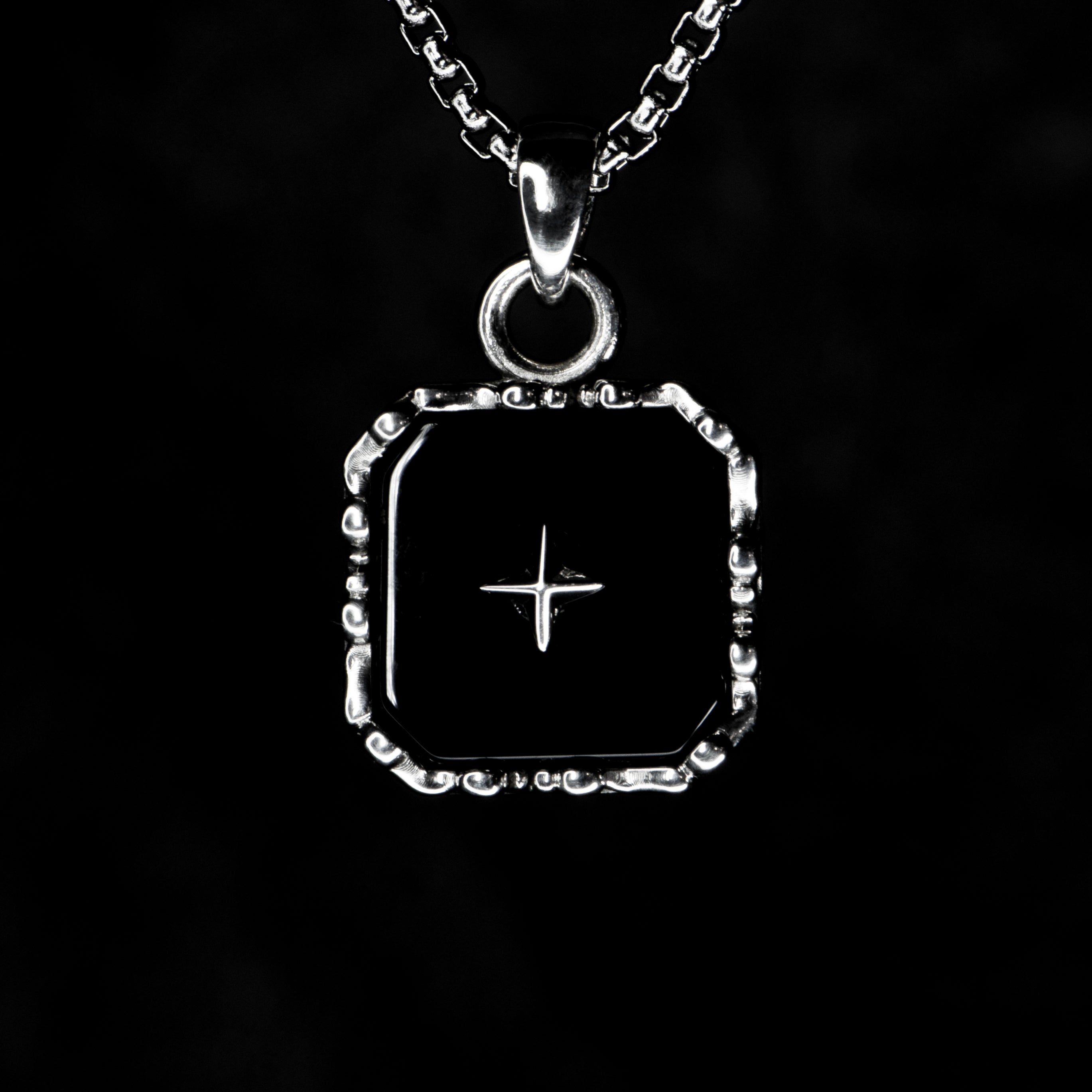 Onyx Necklace - BLACK STAR