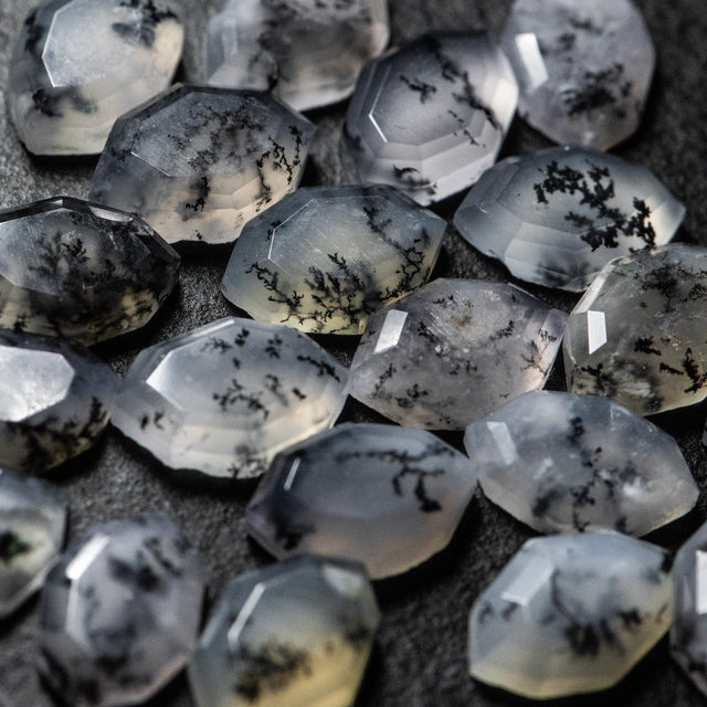 Dendritic Opal Ring - WINTER