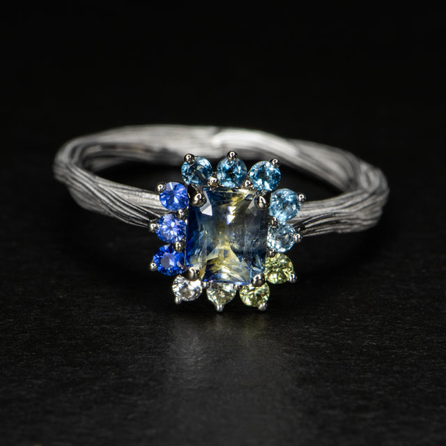Sapphire Engagement Ring - VERDANT