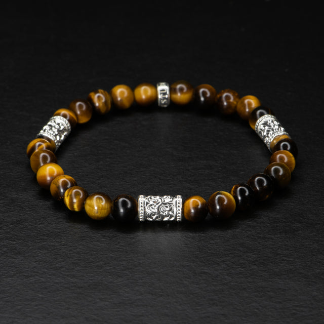 6mm Silver Bead Bracelet - CREED