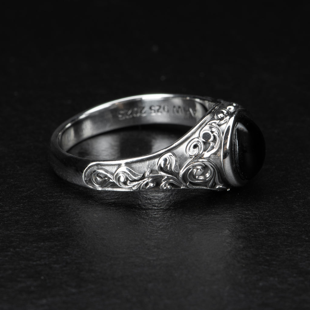 Onyx Signet Ring - ICONYX – AHW Studio