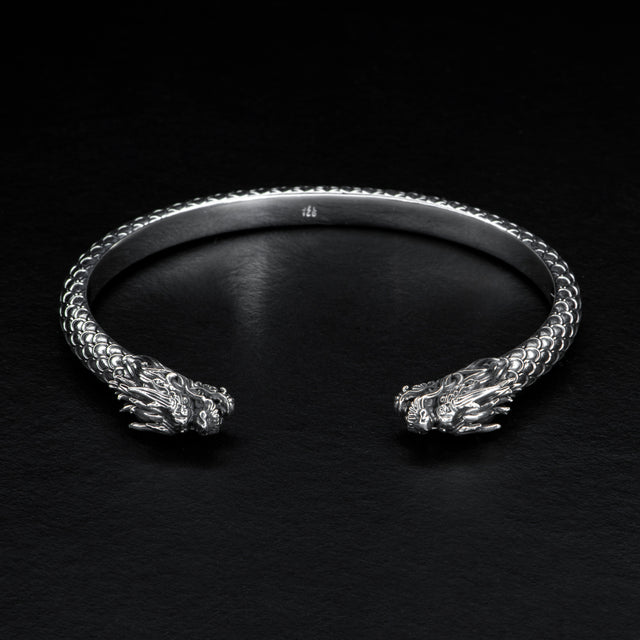 Silver Dragon Cuff - DYNASTY - AHW Studio