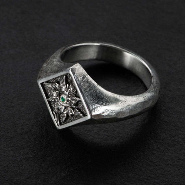 Emerald Signet Ring - SERAPHIM
