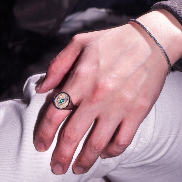 Emerald & Gold Ring - DELTA