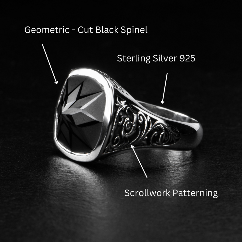 値下げ。fauvirame Black Spinel Signet Ring Black Spinel 値下げ。fauvirame Black Spinel Signet Ring Black Spinel