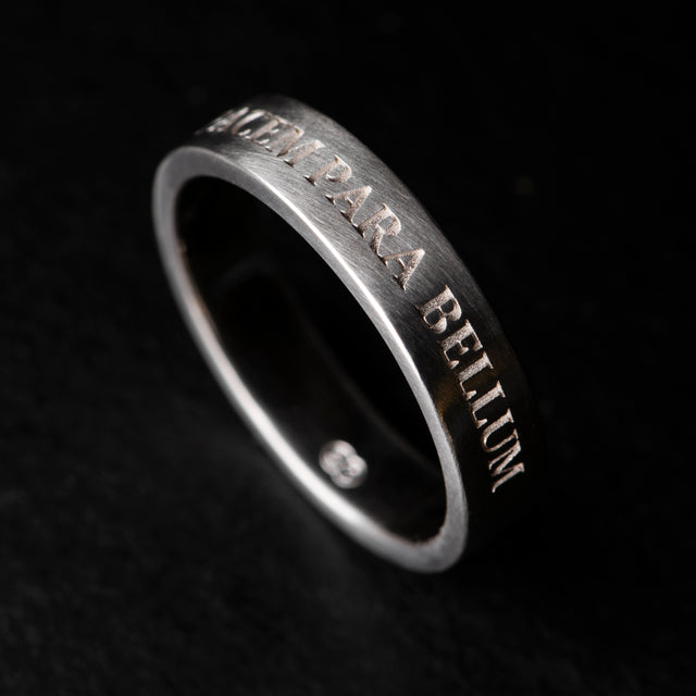 custom engraved silver ring