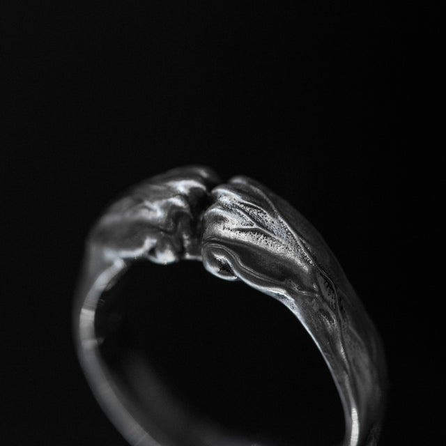 silver fist ring