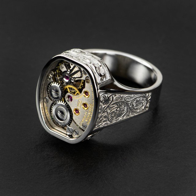 国内で当店のみ AHW STUDIO - Gold & Silver Signet - HARVEST Rings buy online - From AHW Studio