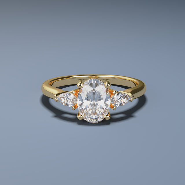 1ct Oval Trilogy - LUMINESCE