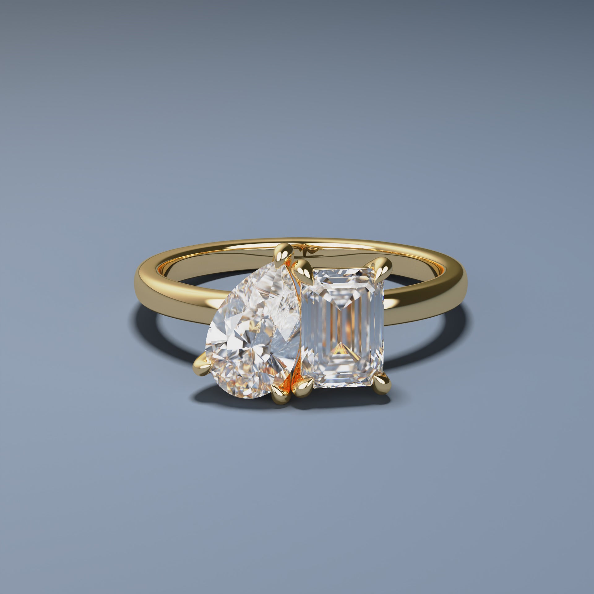 1.5ct Two Stone Ring - TWINSIES