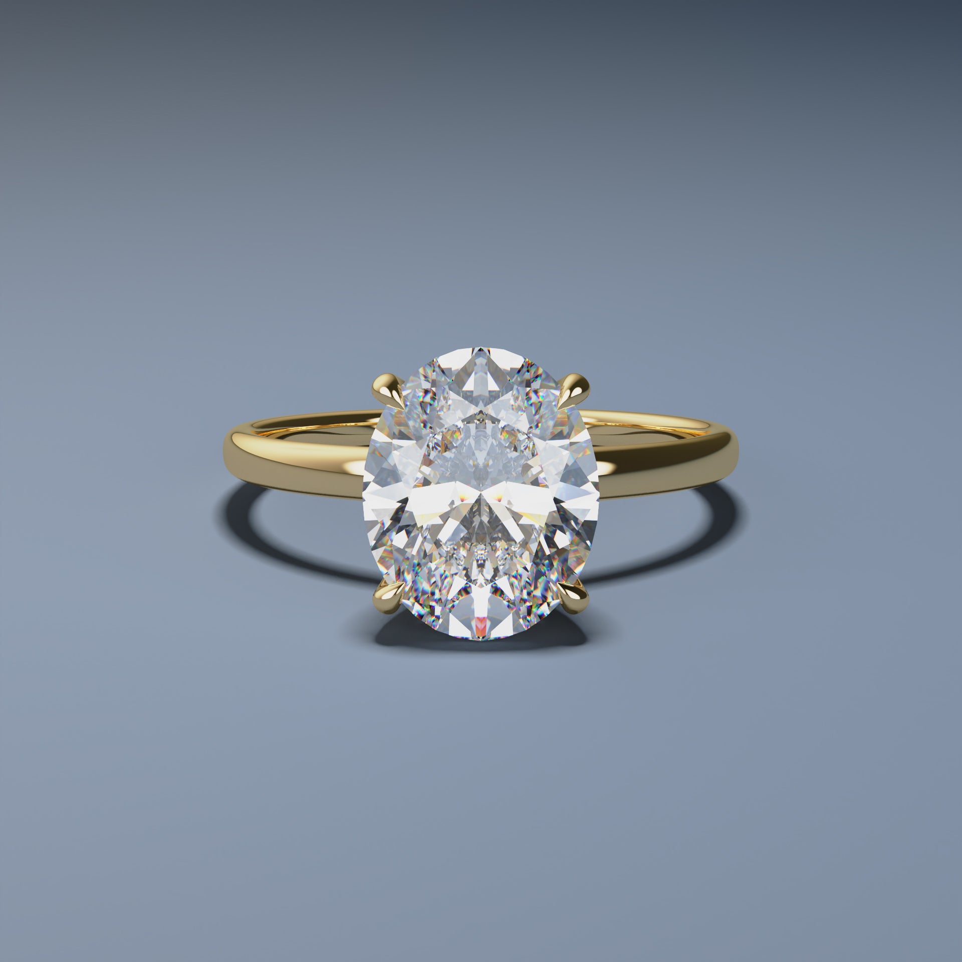 1.2ct Solitaire Ring - OVOID