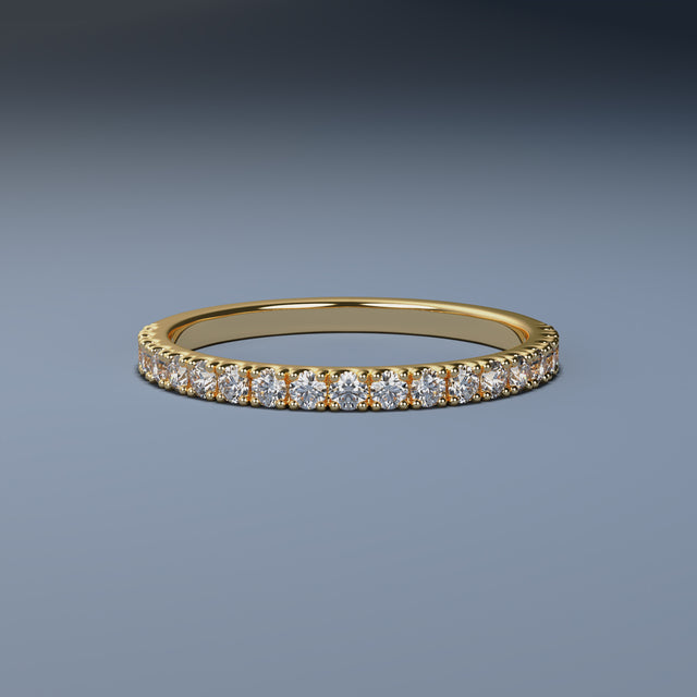 Diamond Wedding Band - RADIANCE (Flat)
