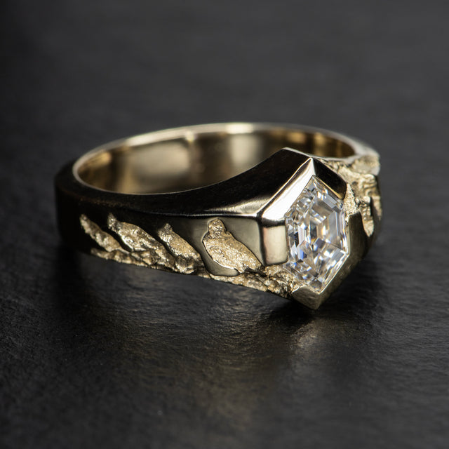 1ct Diamond Signet Ring - AEON