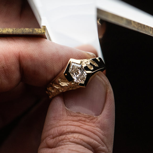 1ct Diamond Signet Ring - AEON