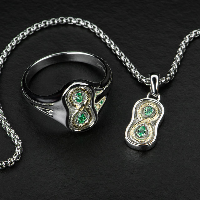 Gold Snake Pendant - FIGURE 8