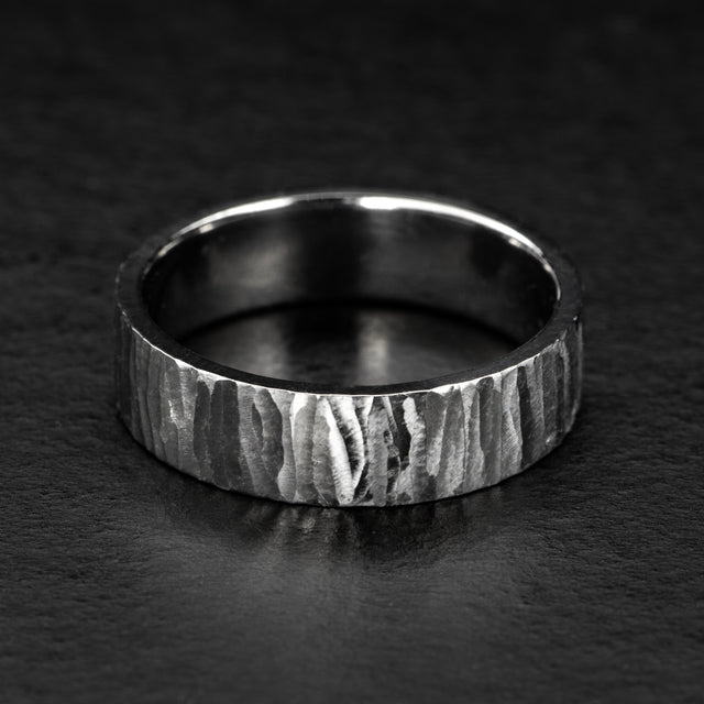 6mm Textured Band - STONEWASH