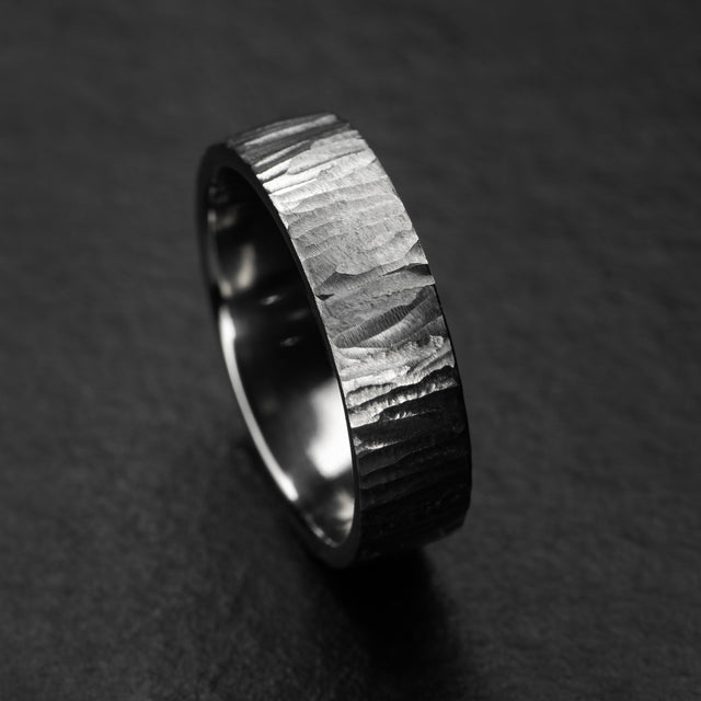6mm Textured Band - STONEWASH