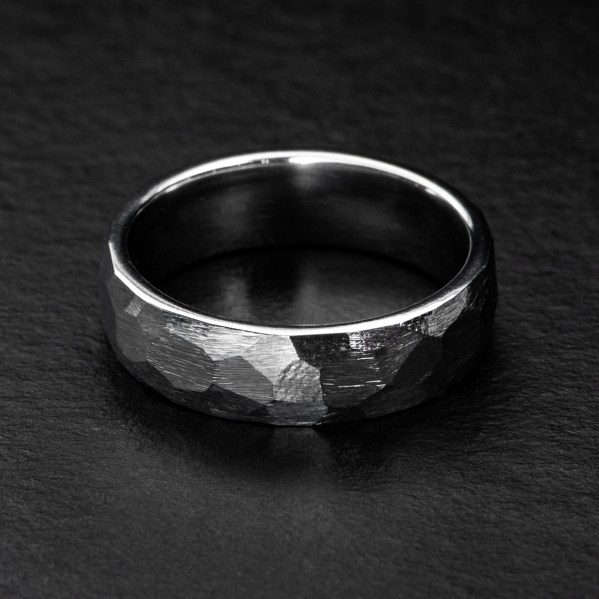 5mm Hammered Band - REFRACTION - AHW Studio