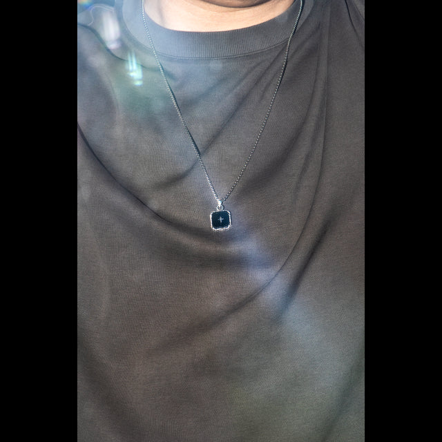 Onyx Necklace - BLACK STAR
