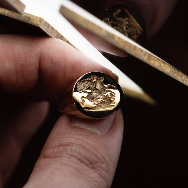 Personalised Signet Ring - WELLINGTON