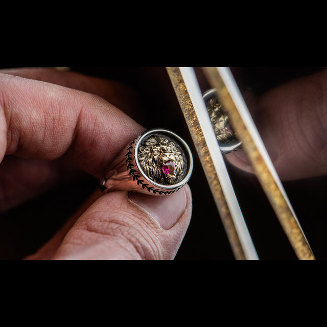 Lion Ruby Ring - CUSTODIAN