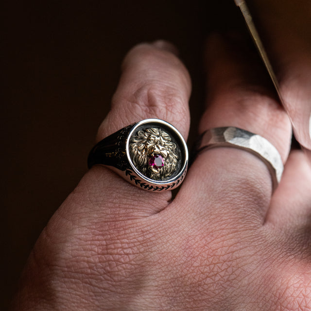 Lion Ruby Ring - CUSTODIAN
