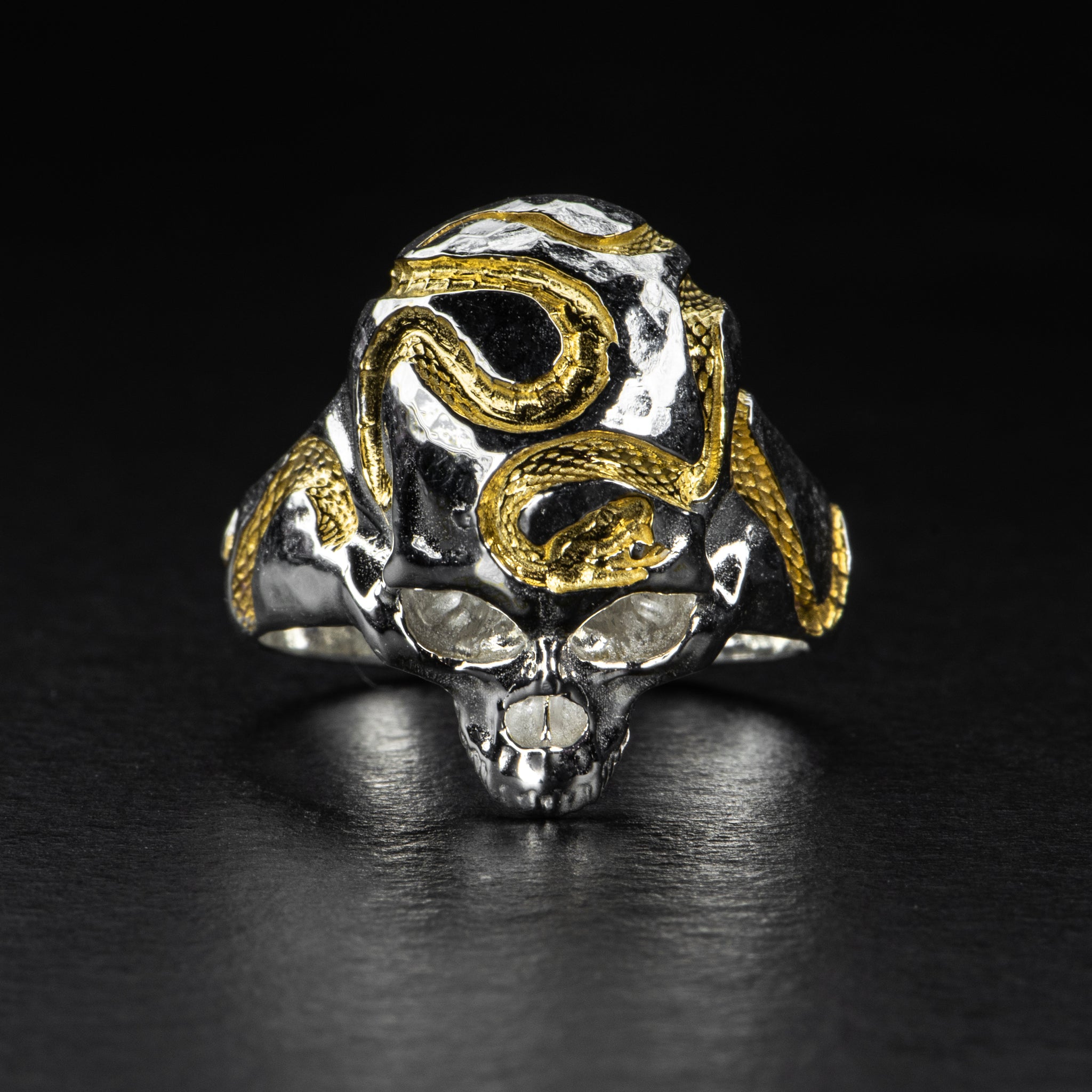 Skull Ring - OUROBOROS REX - AHW Studio