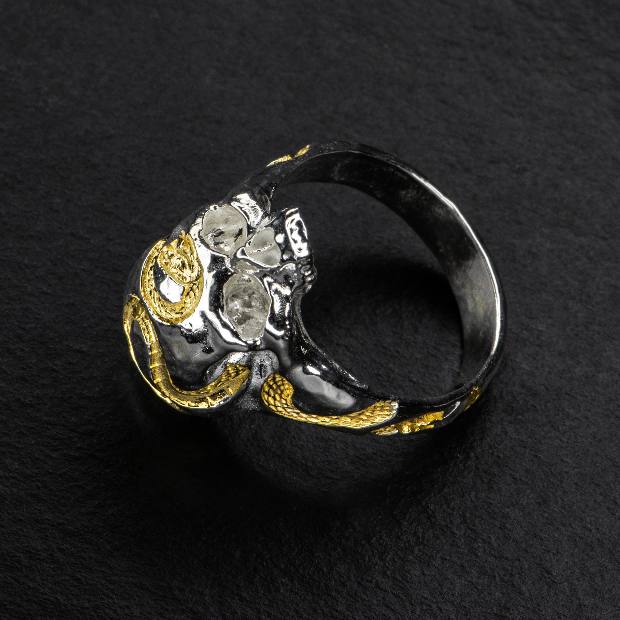 Skull Ring - OUROBOROS REX - AHW Studio