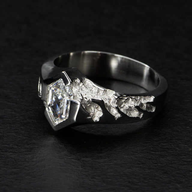 1ct Diamond Signet Ring - AEON