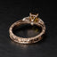 Champagne Diamond Engagement Ring - FLORENCE