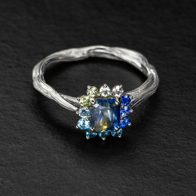 Sapphire Engagement Ring - VERDANT
