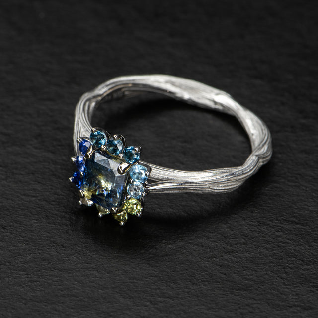 Sapphire Engagement Ring - VERDANT