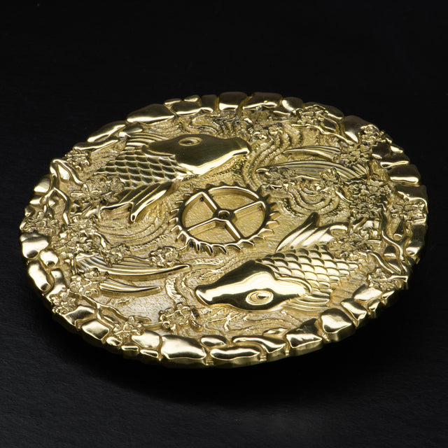 Brass Coaster - TIME & TIDE