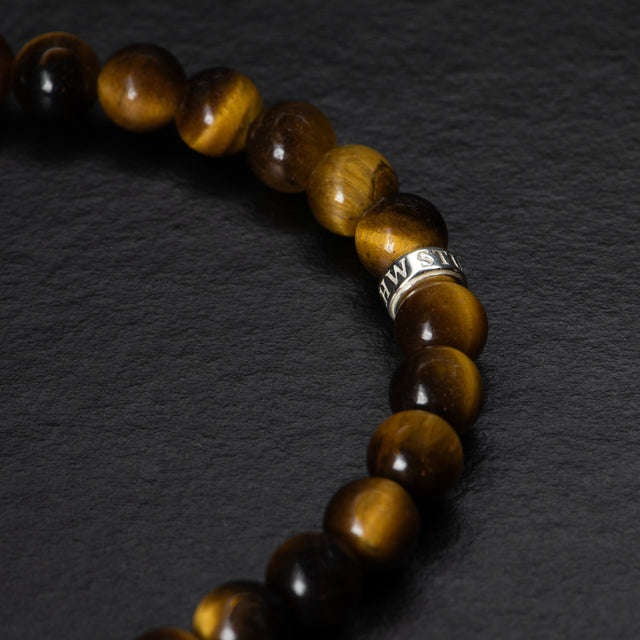 6mm Silver Bead Bracelet - CREED