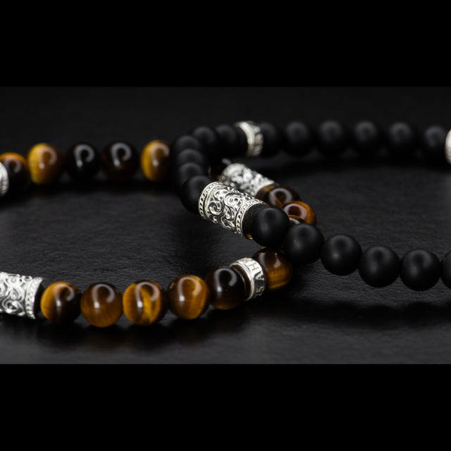 6mm Silver Bead Bracelet - CREED