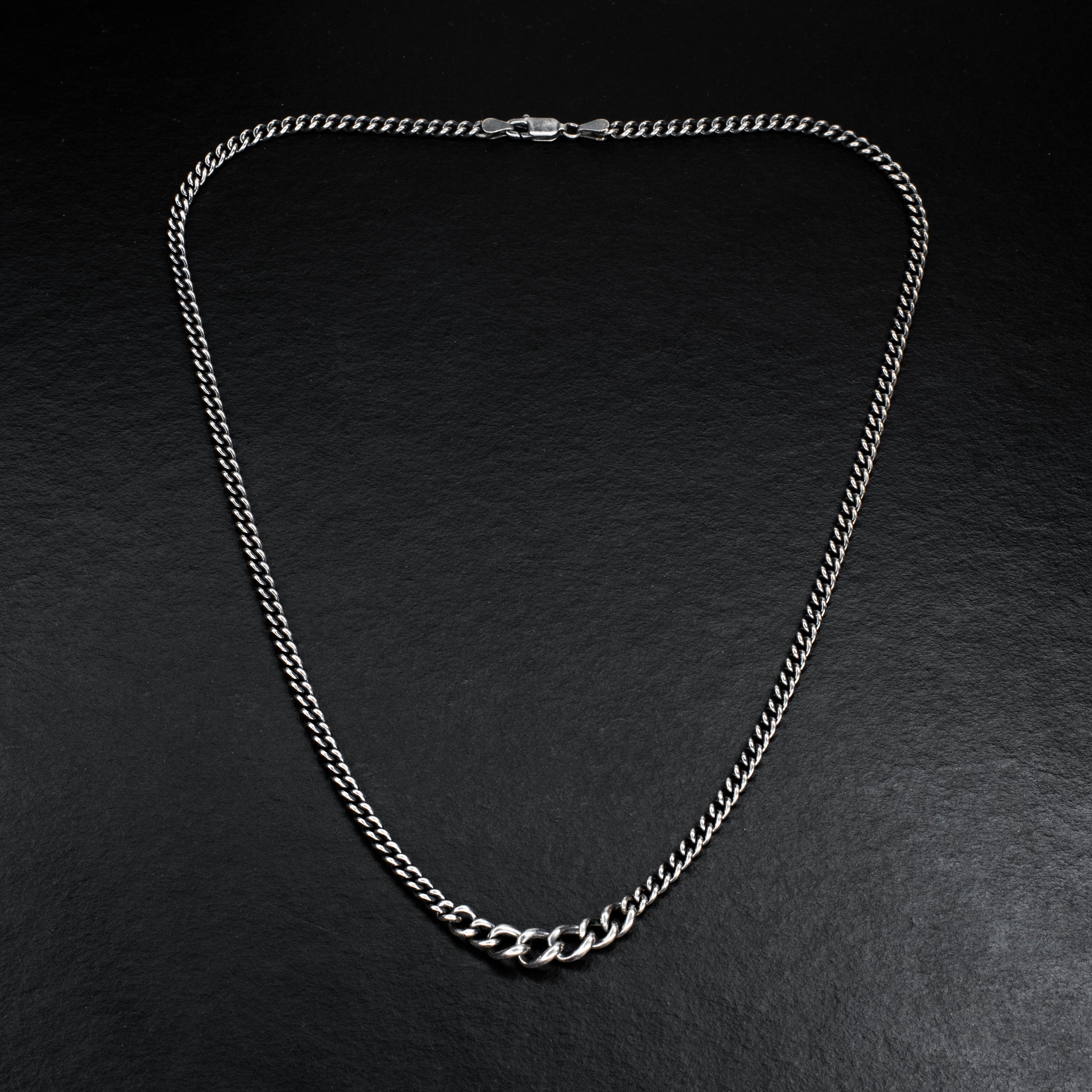 Silver Cuban Chain - GRADIENT LINK - AHW Studio