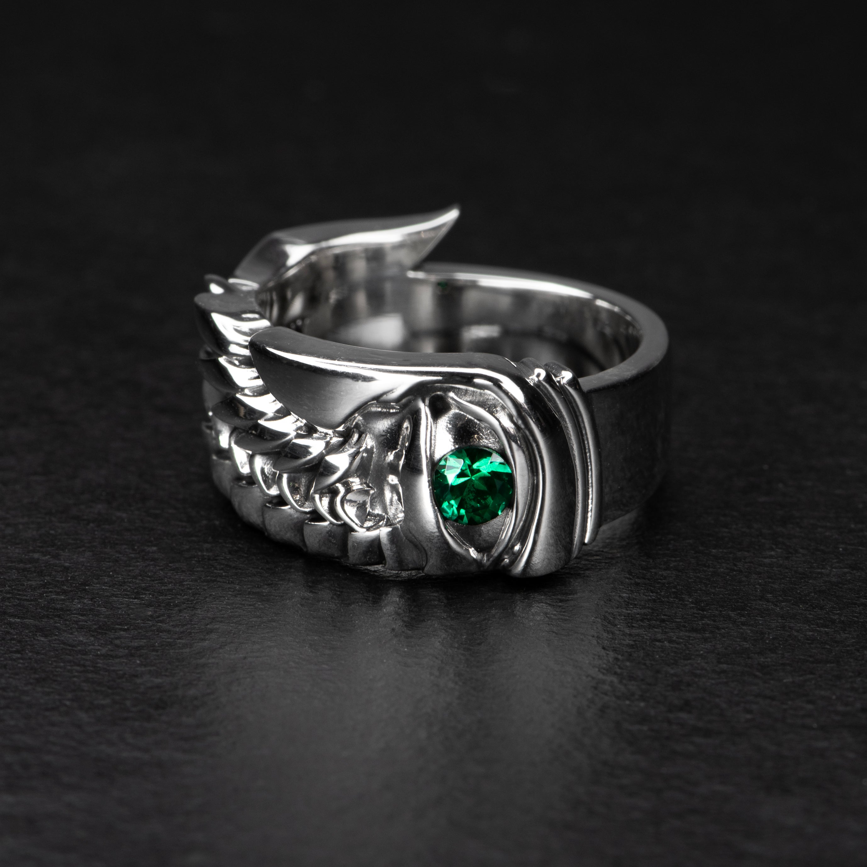 Emerald Band Ring - SERAPHIM - AHW Studio