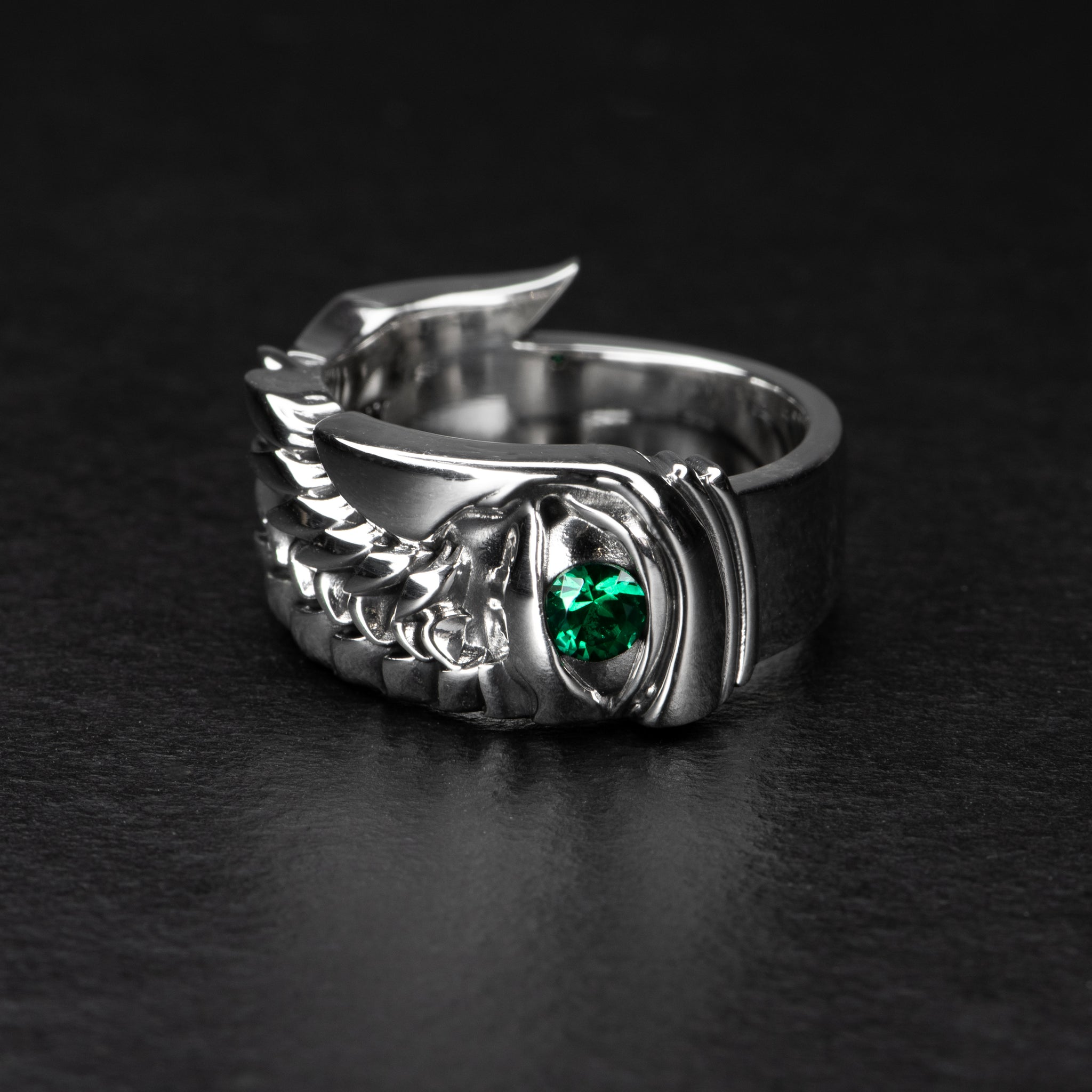 Emerald Band Ring - SERAPHIM - AHW Studio