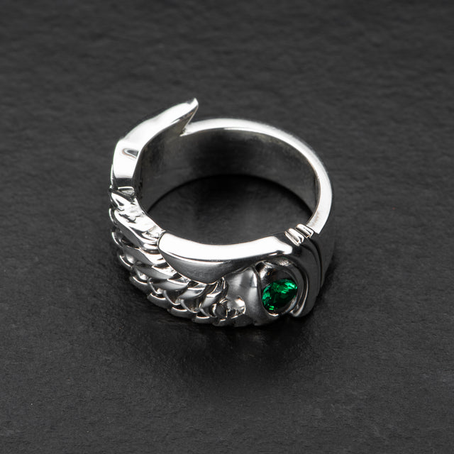 Emerald Band Ring - SERAPHIM - AHW Studio