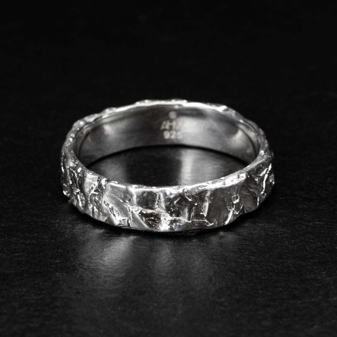 5mm Silver Band - TECTONIC - AHW Studio