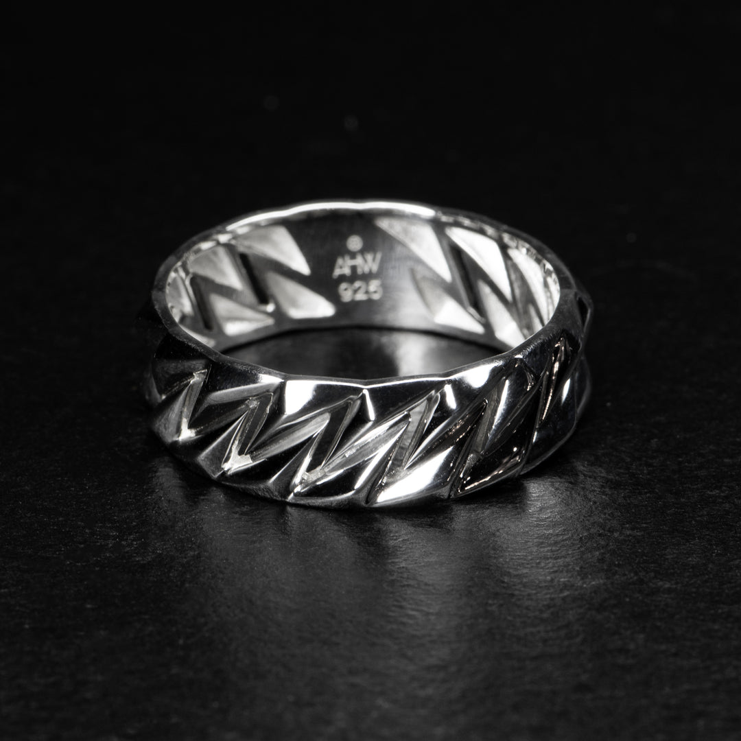 7mm Silver Band - CIRCUIT - AHW Studio