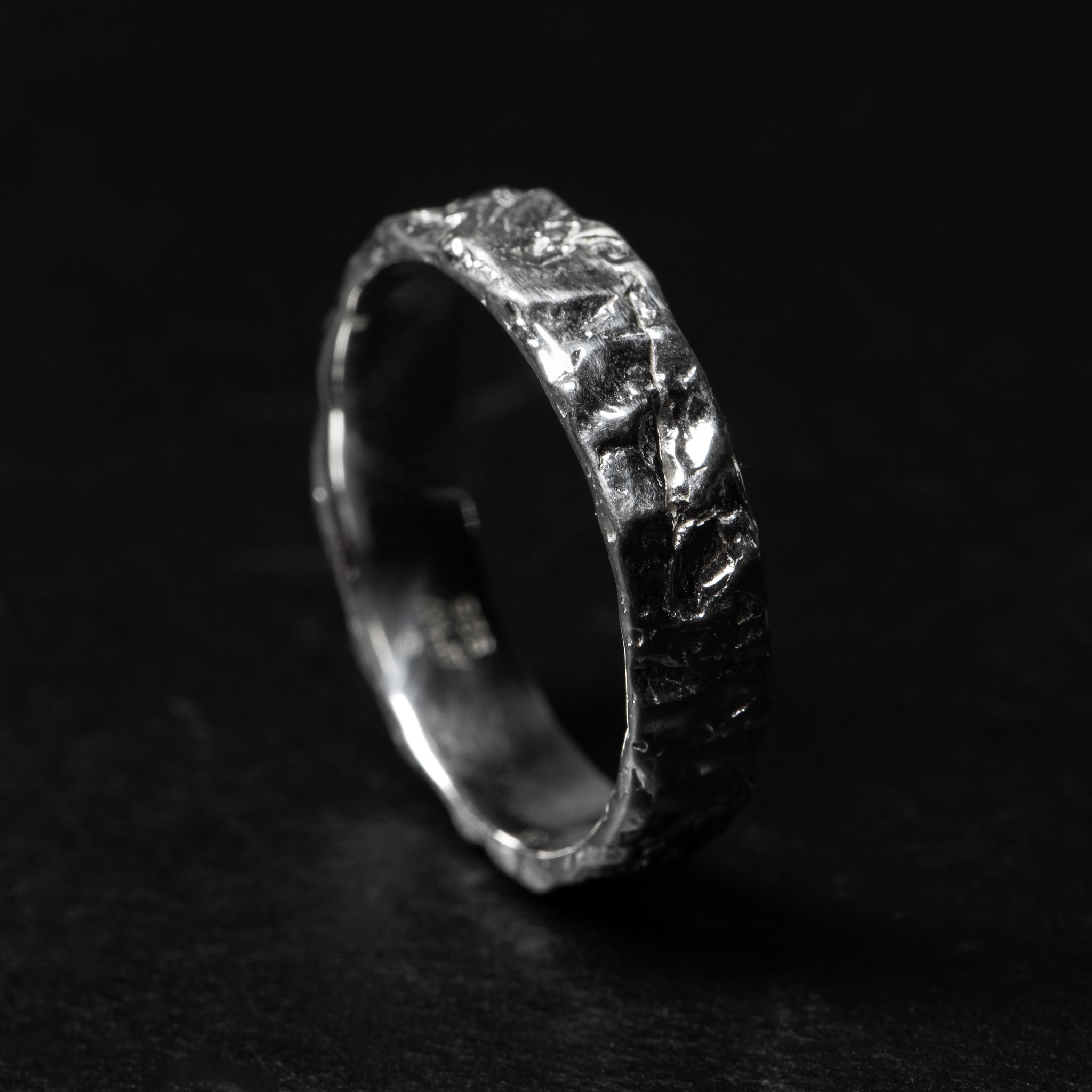 5mm Silver Band - TECTONIC - AHW Studio