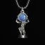 Silver Gemstone Pendant - ATLAS