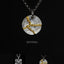 Round Silver Pendant - KINTSUGI