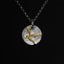 Round Silver Pendant - KINTSUGI