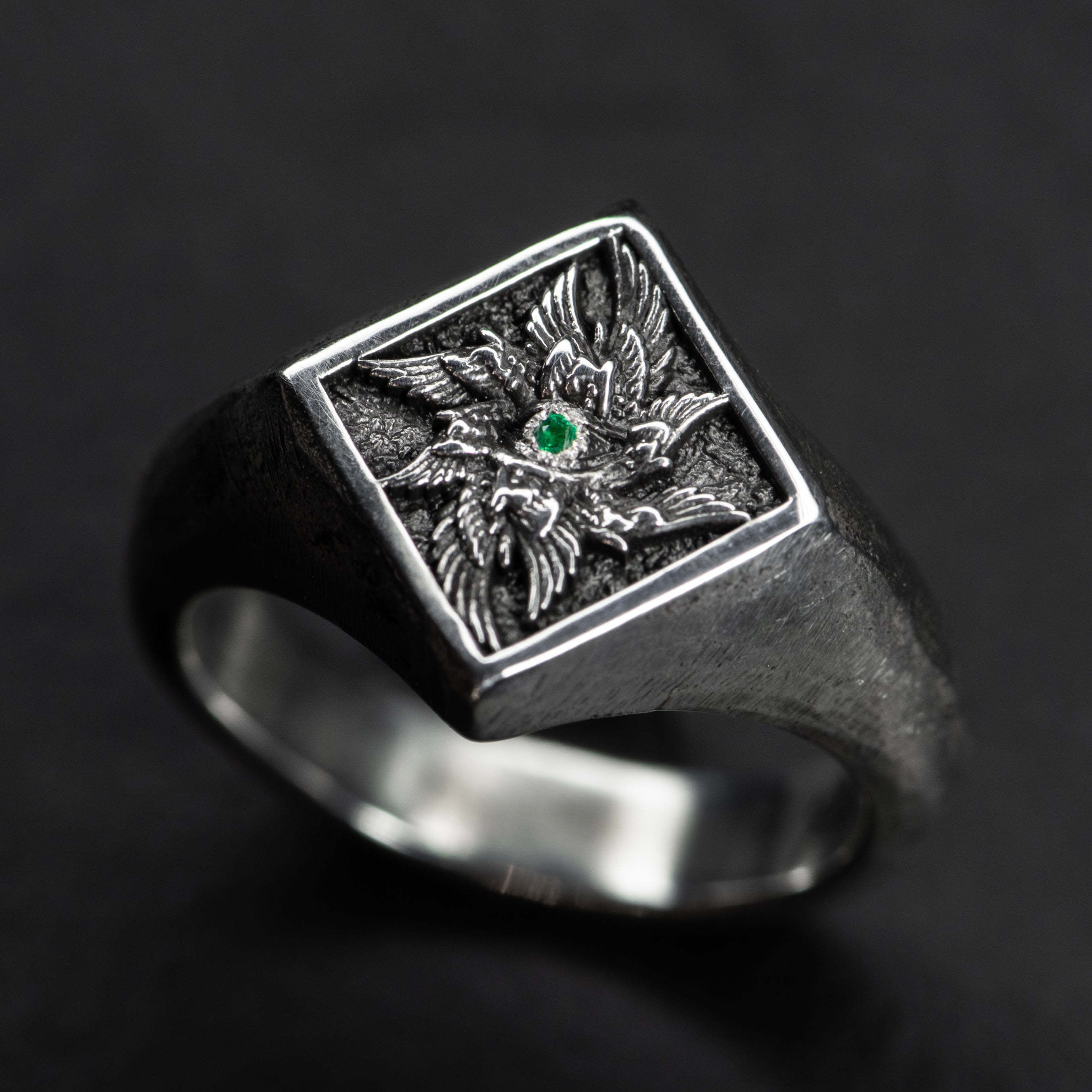 Emerald Signet Ring - SERAPHIM
