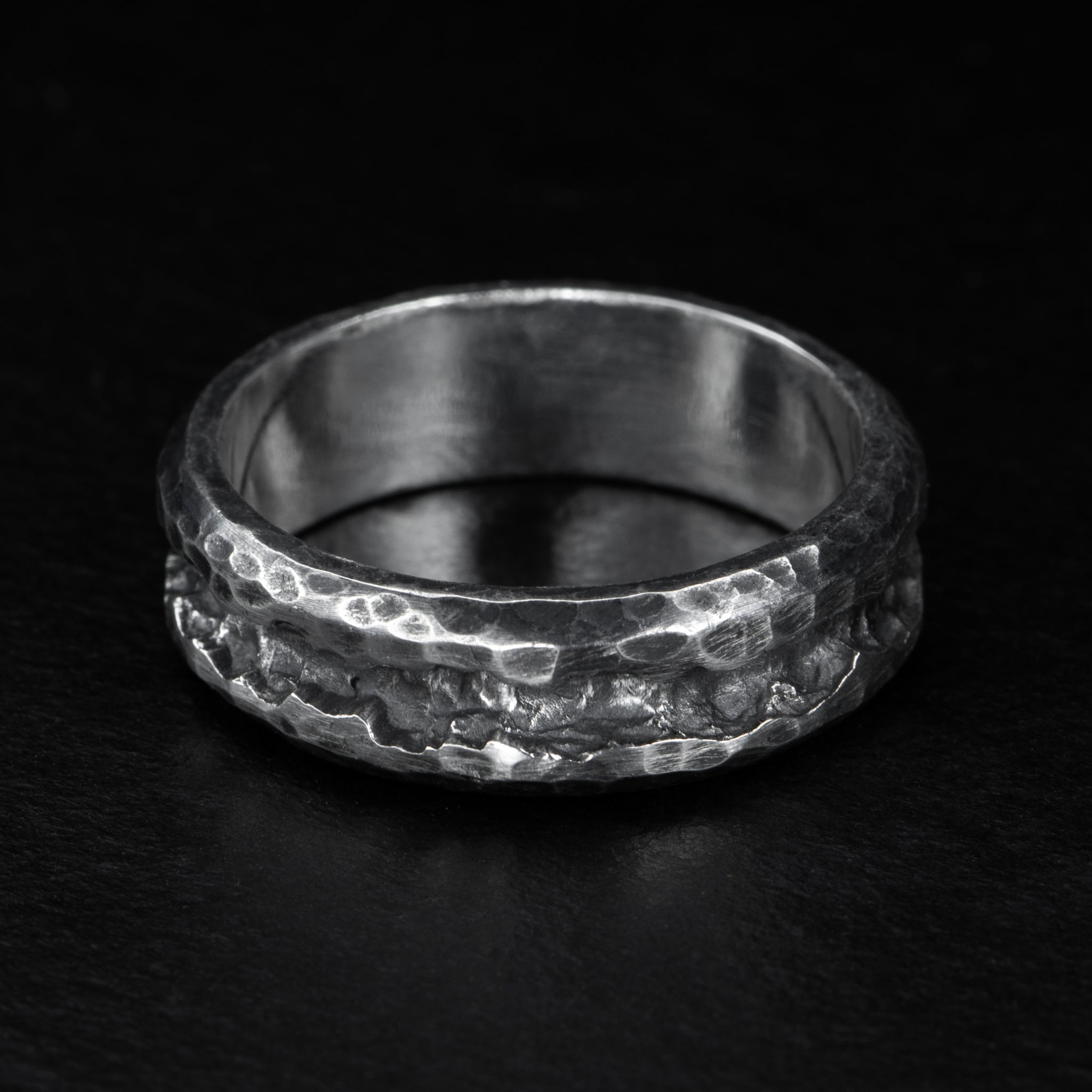 Carved Band Ring - CHASM - AHW Studio
