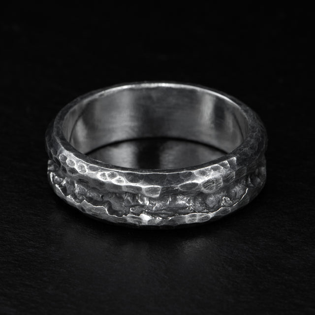 Carved Band Ring - CHASM - AHW Studio