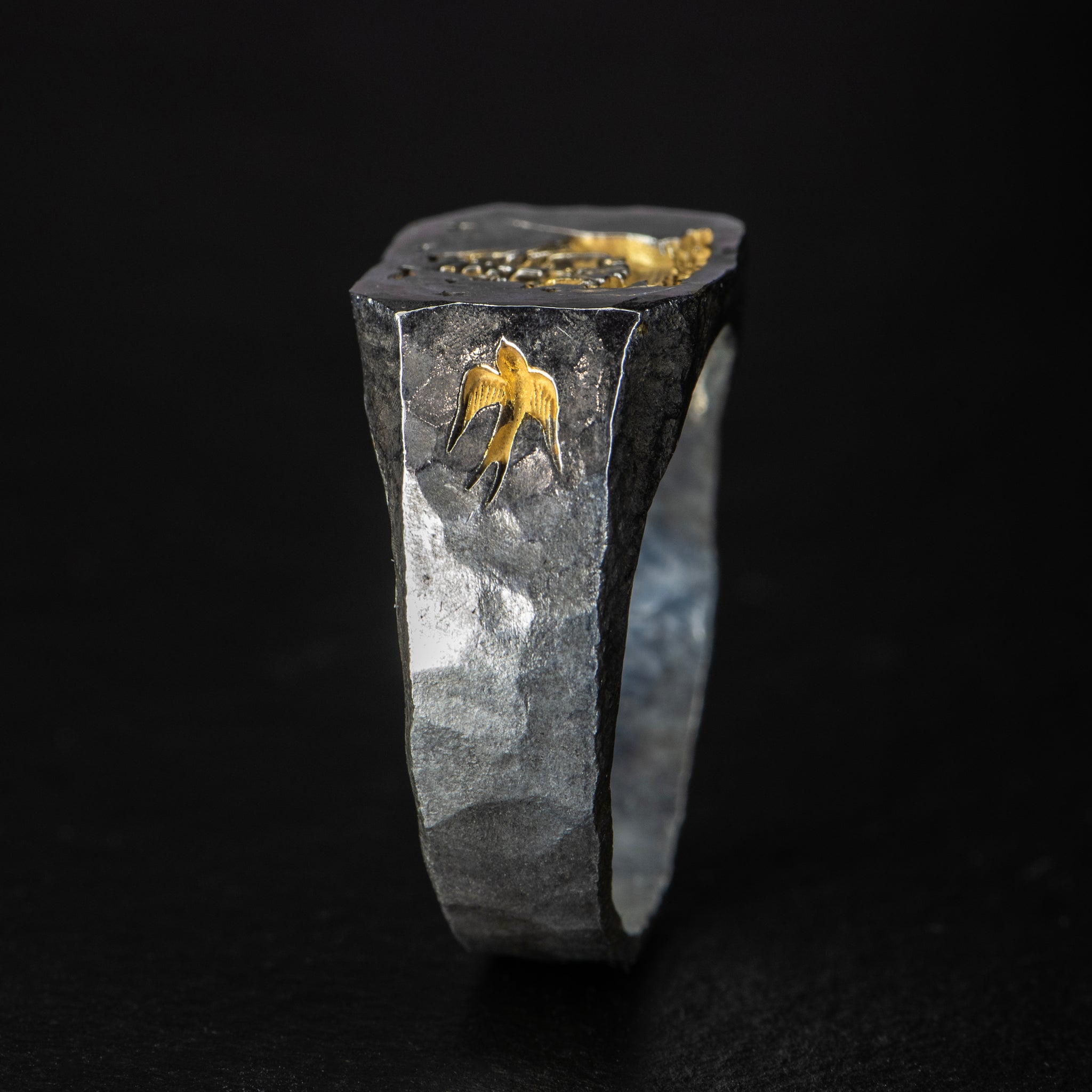 Silver & Gold Ring - VOYAGER - AHW Studio