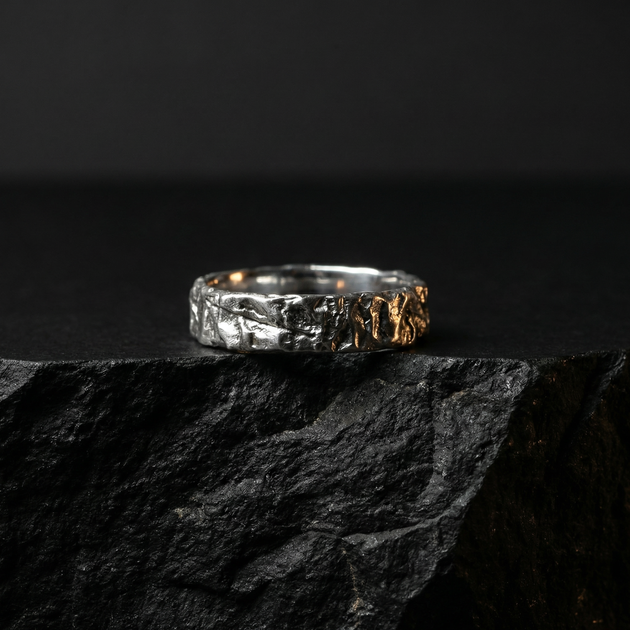 5mm Silver Band - TECTONIC - AHW Studio